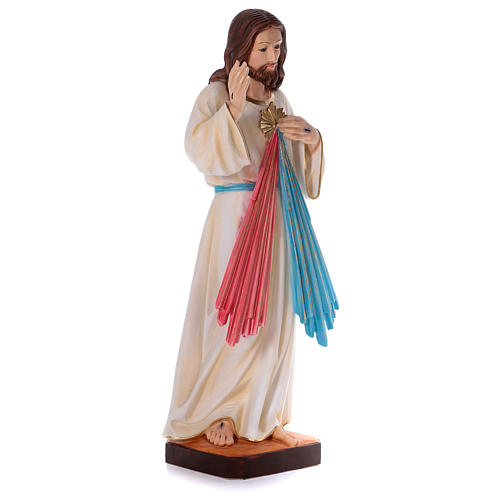 Statue Christ Misericordieux platre nacre 90 cm