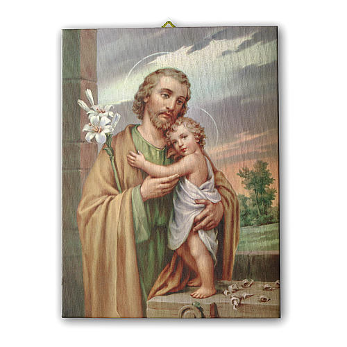 cadre sur toile st joseph