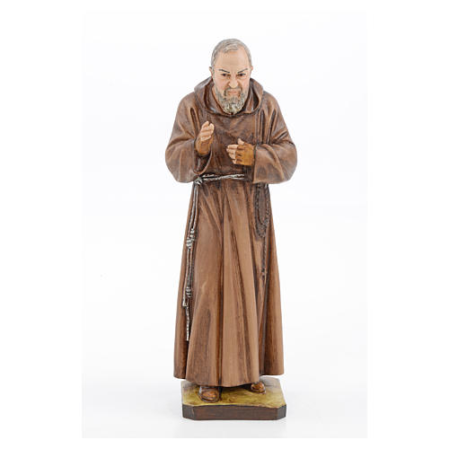 Statue Saint Pio resine 30 cm Landi