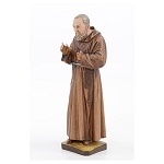 Statue Saint Pio resine 30 cm