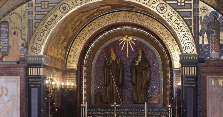 Sainte Scholastique, la sœur de Saint Benoît de Nursie