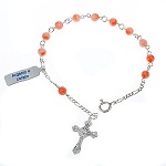 bracelet argent et corail (1)