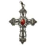 croix argent bruni et corail (1)