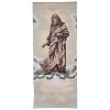 voile de lutrin saint luc evangeliste couleur ivoire coton lurex