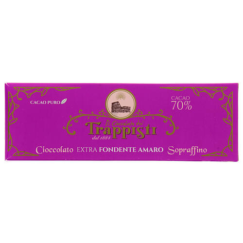 chocolat noire extra amere 150 gr trappisti frattocchie