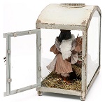 nativite 18 cm avec lanterne 40x30x15 cm shabby chic