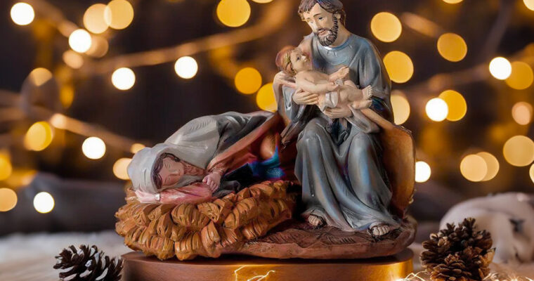 La Crèche où Marie se repose : la Nativité qui émeut Pape François